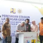 Menteri  Basuki Resmikan  Stasiun Lapangan Geologi Bayat