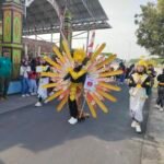 Giat Jalan Sehat Desa Wonoboyo Libatkan Balita Menampilkan Kreatifitasnya